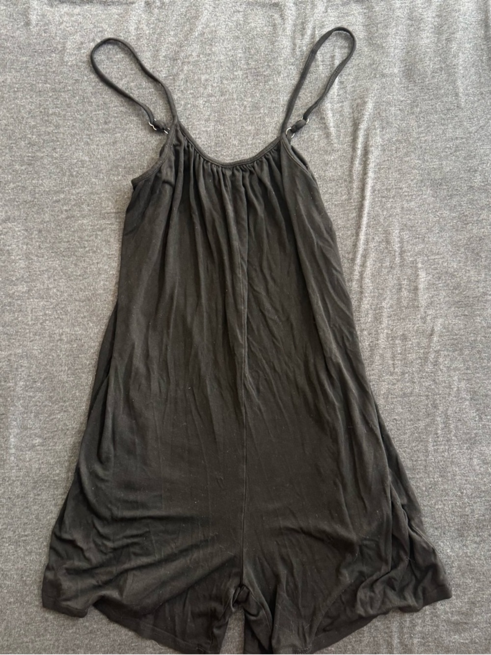 Black Spaghetti Strap Romper
